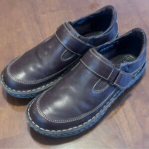 Born BOC Shoes Womens 7 M Honesty Tmoro Loafers Brown Leather Casual Low W81599
